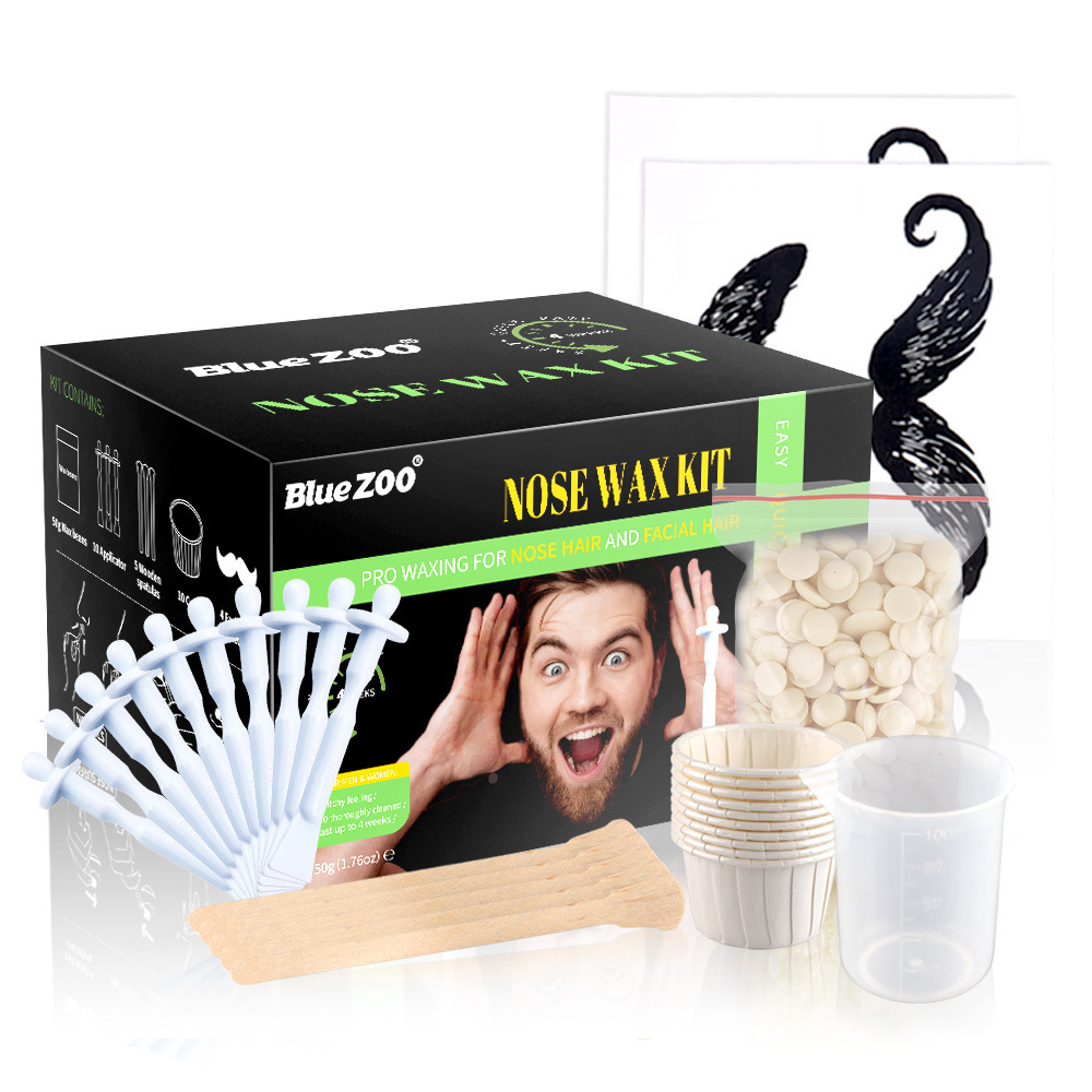 BLUE ZOO beeswax nose hair removal tool nostril cleaning sticky hair removal cream nose hair cleaning kit