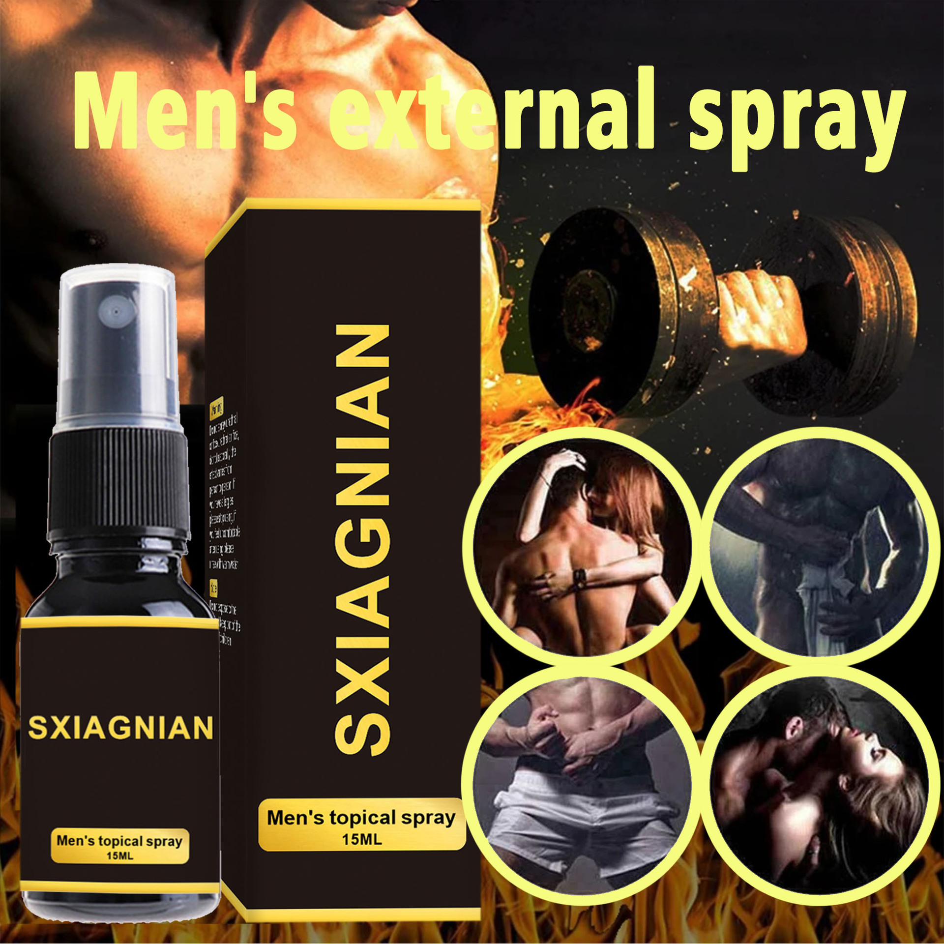 Delay spray, nourishing spray, men's delay topical products, new men's special