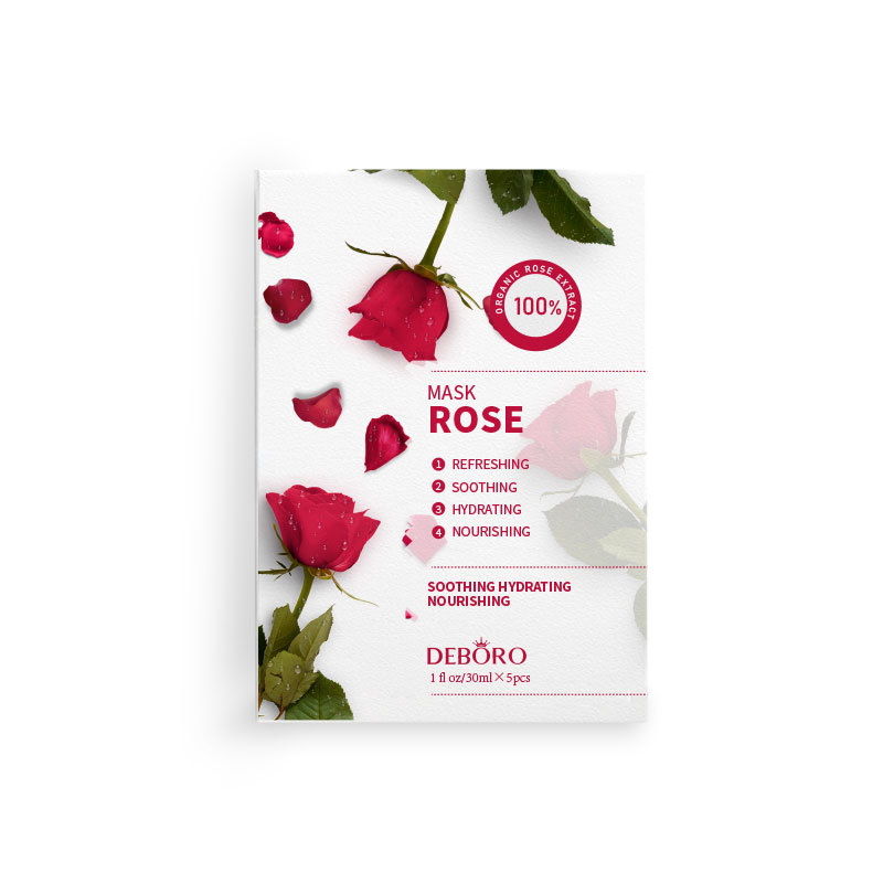 New unisex rose mask silk to improve dullness beauty salon patch mask