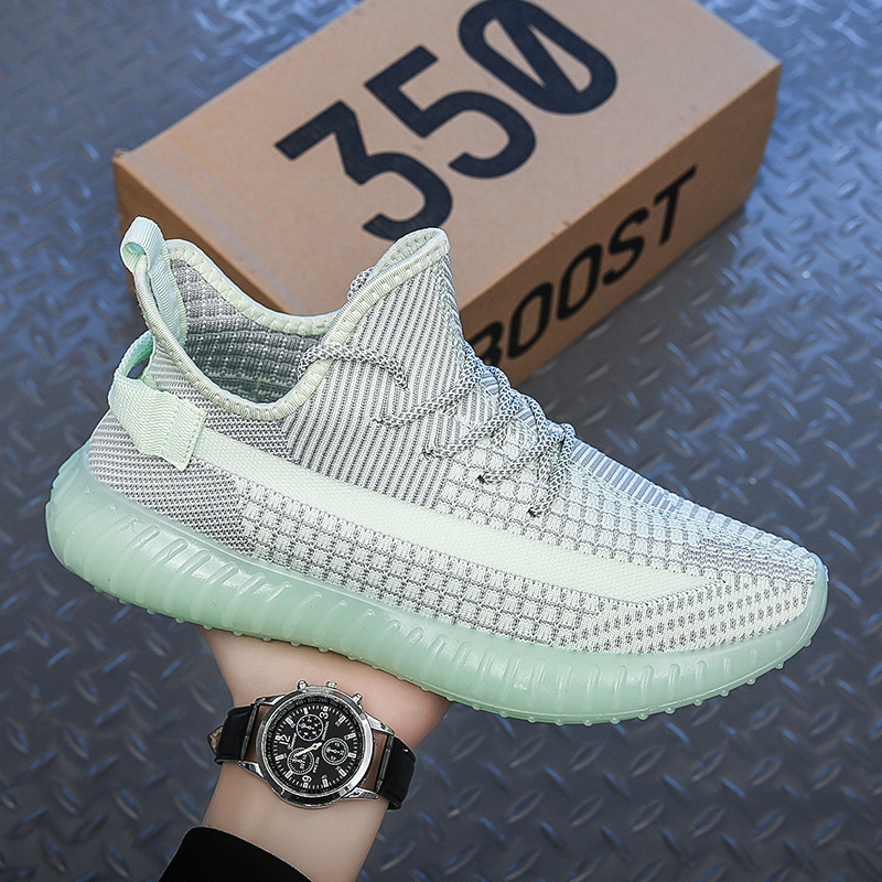 Men's Shoes Sport Sneakers Lightweight Breathable Meshed Male Fashion Coconut Jogging Hiking Travel Casual Shoes Student Boys