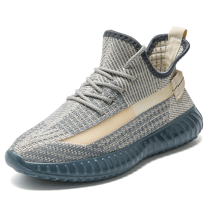 Men's Shoes Sport Sneakers Lightweight Breathable Meshed Male Fashion Coconut Jogging Hiking Travel Casual Shoes Student Boys