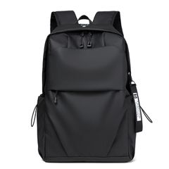 Laptop Backpack Bag Computer 16 Inches Storage Lightweight Waterproof Oxford Fabric Bag USB Charging Computer Bag Business Casual Fashion Student School Bag Black