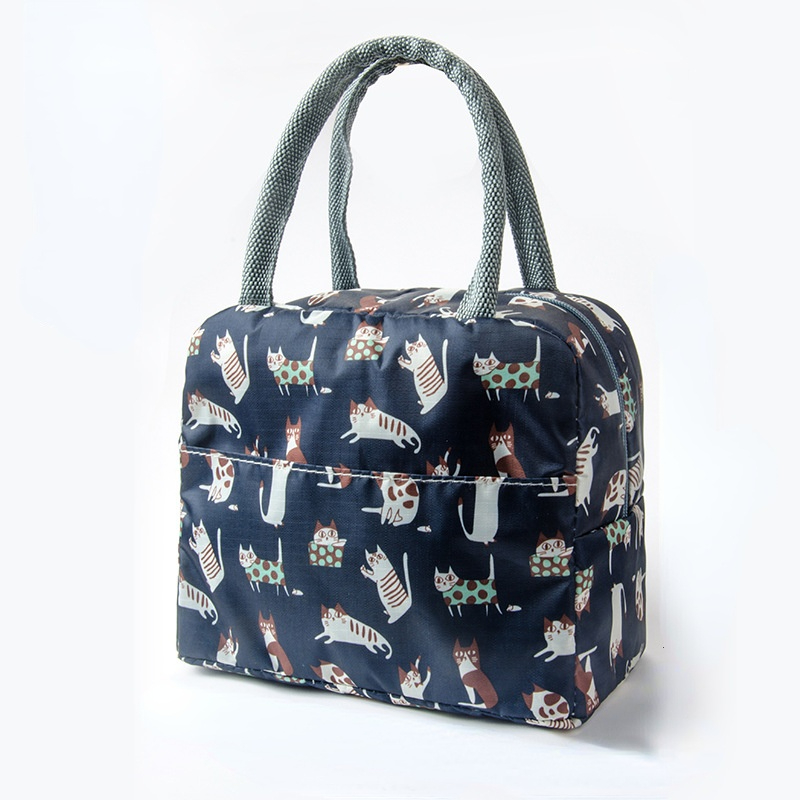 Aluminum Foil Thickened Lunch Box Bag Thermal Insulation Kitchen Dining Room Appliances Hand Carried Portable Bag Primary School Students' Warm Keep Rice Bag