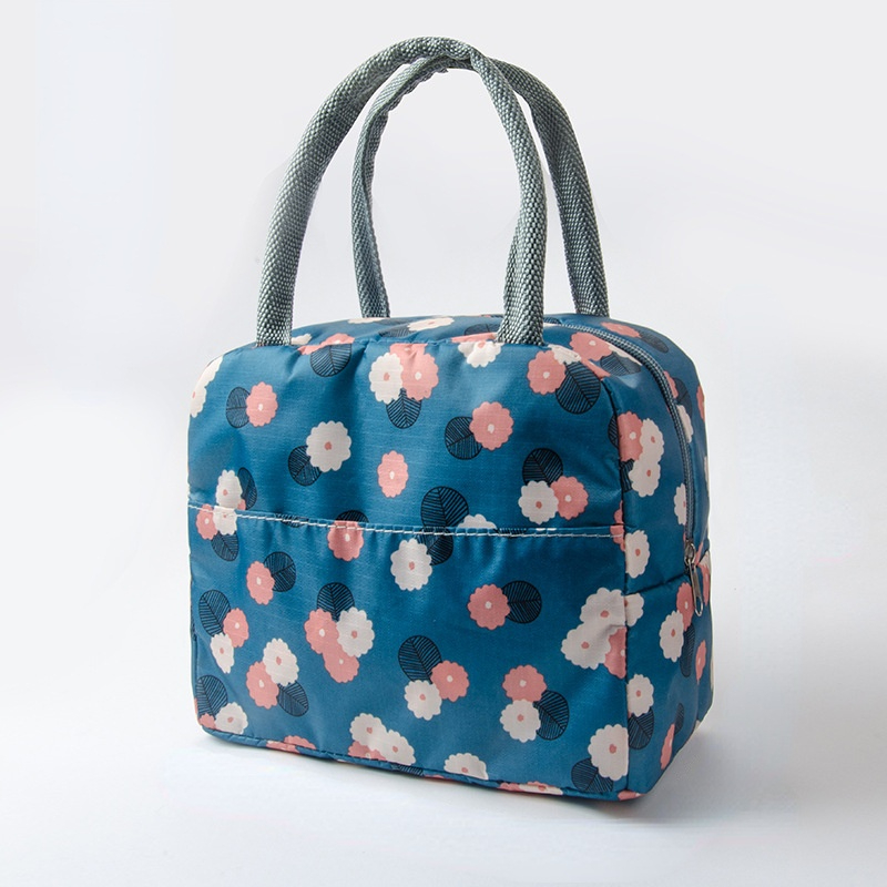 Aluminum Foil Thickened Lunch Box Bag Thermal Insulation Kitchen Dining Room Appliances Hand Carried Portable Bag Primary School Students' Warm Keep Rice Bag