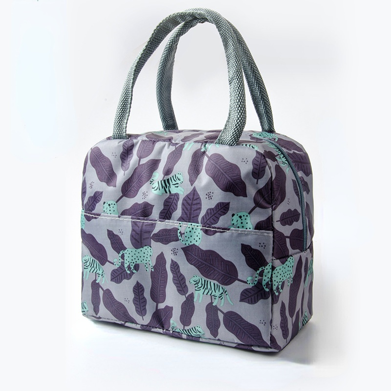 Aluminum Foil Thickened Lunch Box Bag Thermal Insulation Kitchen Dining Room Appliances Hand Carried Portable Bag Primary School Students' Warm Keep Rice Bag