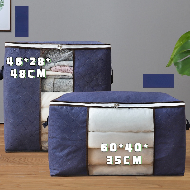 Clothes Storage Bags Finishing Quilts Clothing Packing Thickening, Large Cloth Art Moisture-proof Households Orgnizer Bags