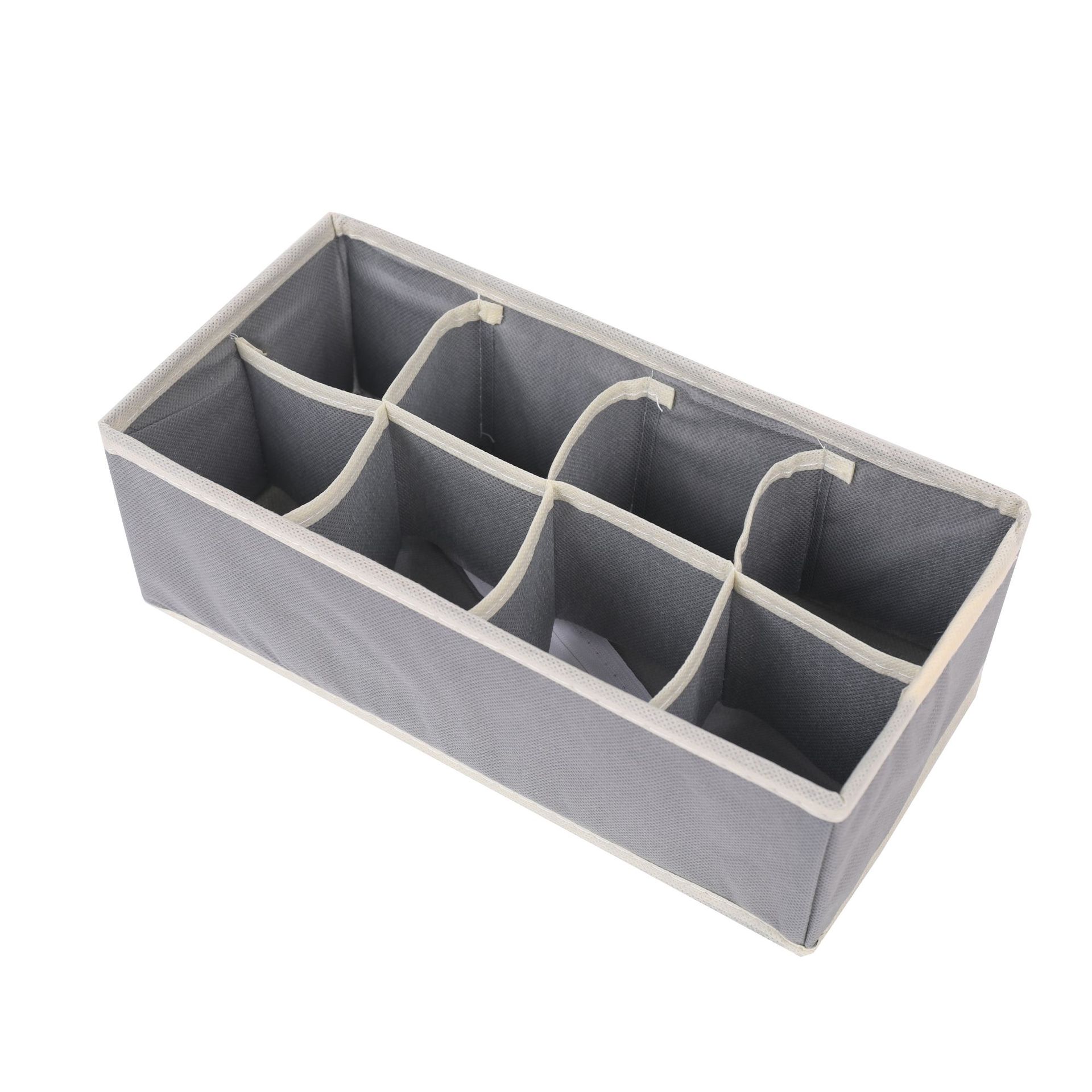 Underwear sock storage box, fabric bra storage box, 6 compartments, 7 compartments, 8 compartments, 24 compartments