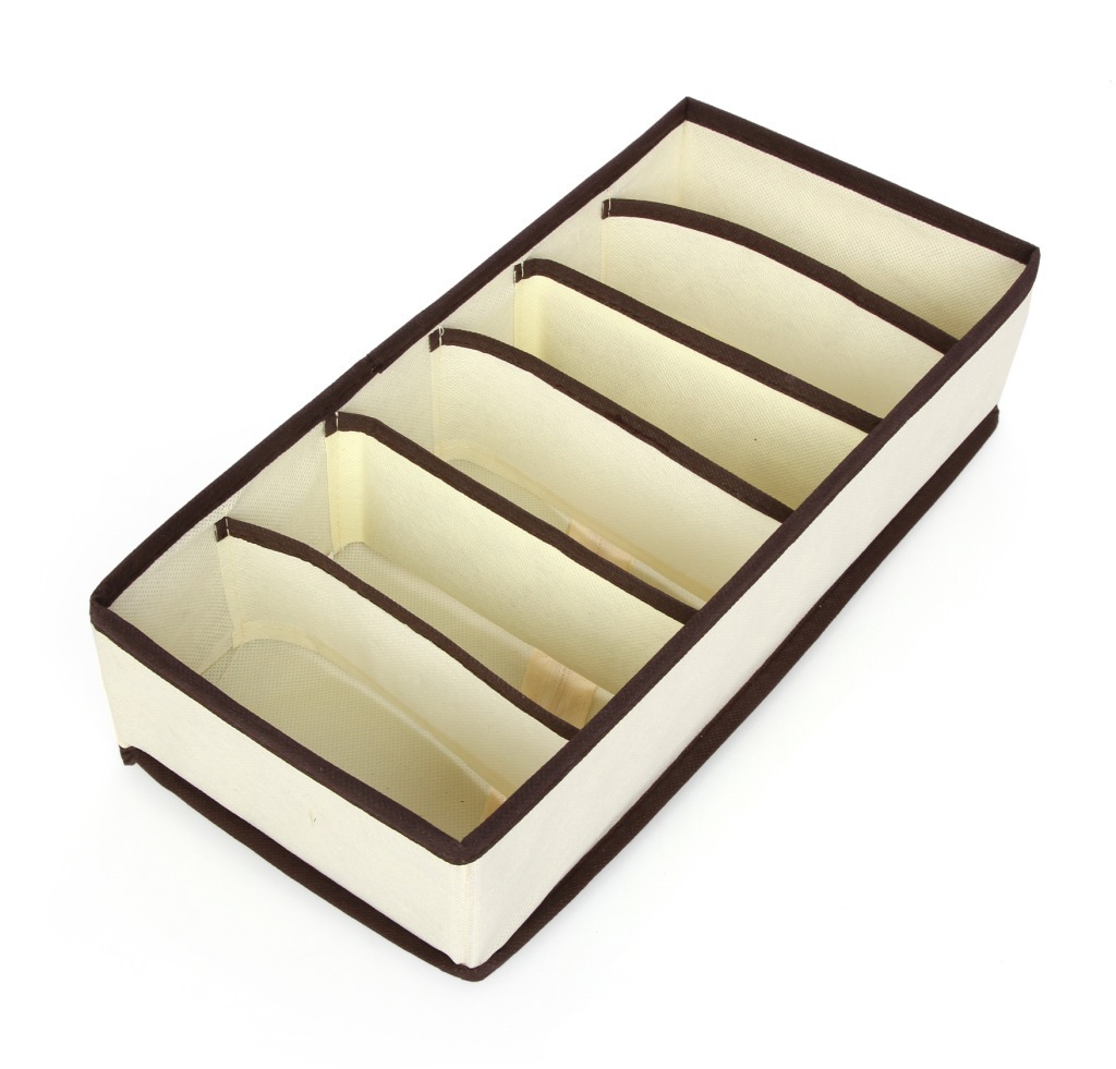 Underwear sock storage box, fabric bra storage box, 6 compartments, 7 compartments, 8 compartments, 24 compartments