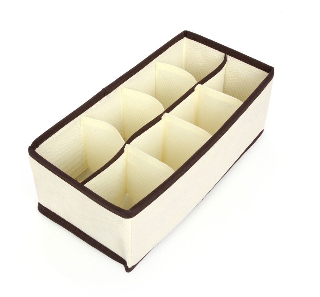 Underwear sock storage box, fabric bra storage box, 6 compartments, 7 compartments, 8 compartments, 24 compartments