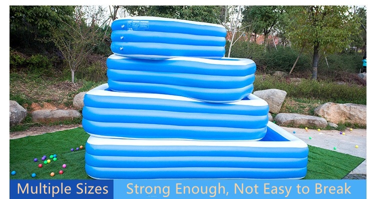 Food grade environmental protection PVC inflatable swimming pool for babies children and adults