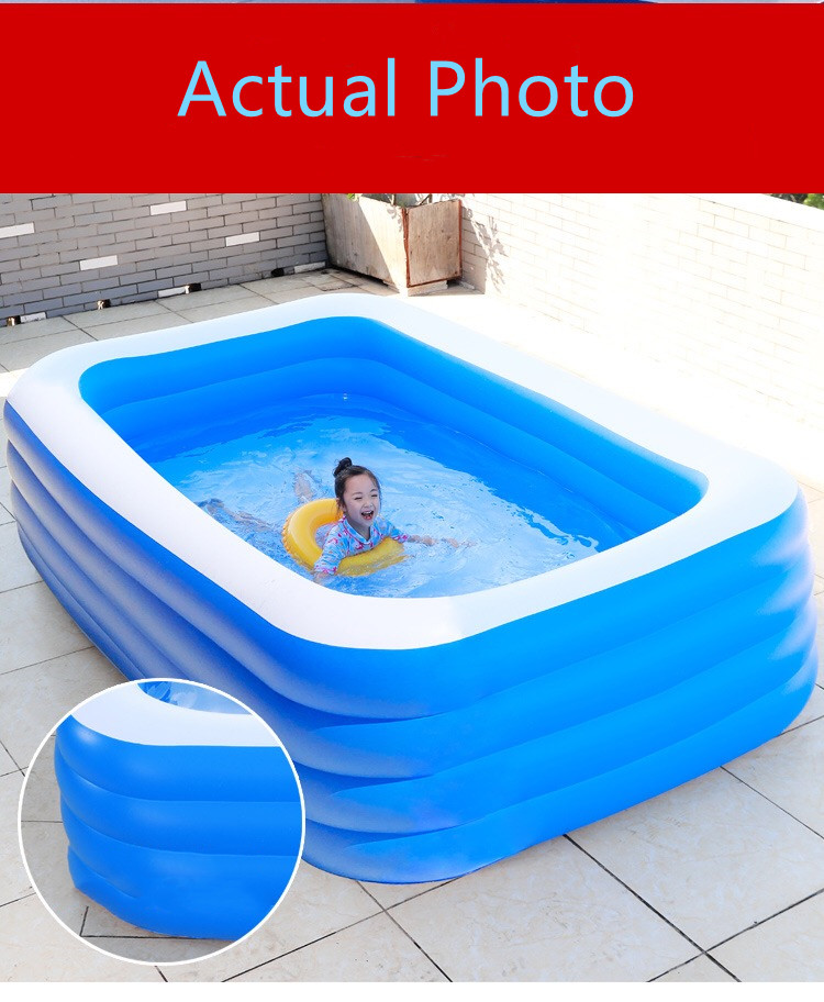 Food grade environmental protection PVC inflatable swimming pool for babies children and adults