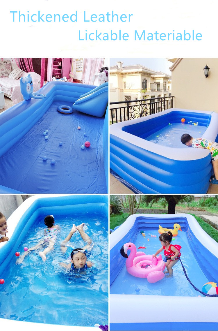Food grade environmental protection PVC inflatable swimming pool for babies children and adults