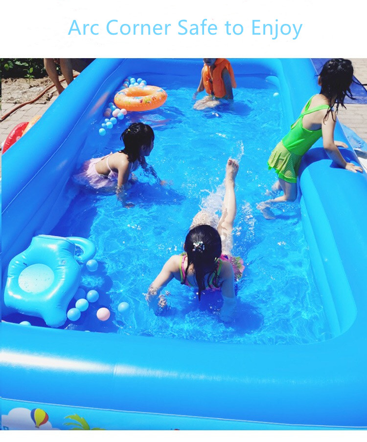 Food grade environmental protection PVC inflatable swimming pool for babies children and adults
