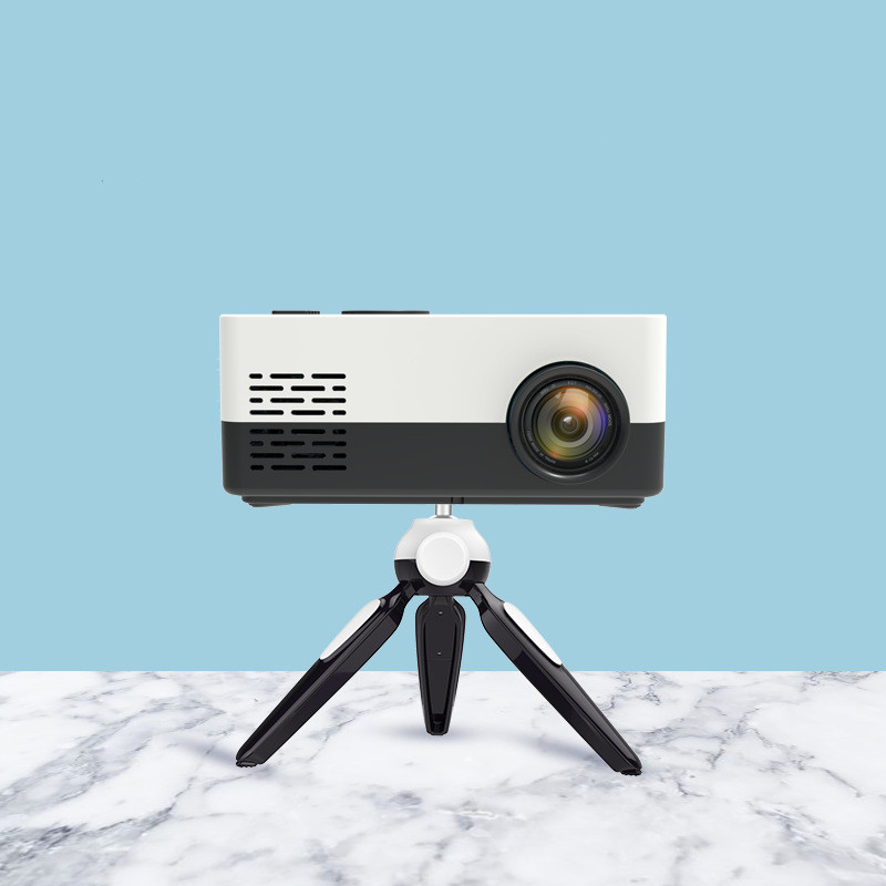 J15 1080p led lamp mini office HDMI projector with tripod led lamp wireless audio home theatre business conference projection machine outdoor movie projector