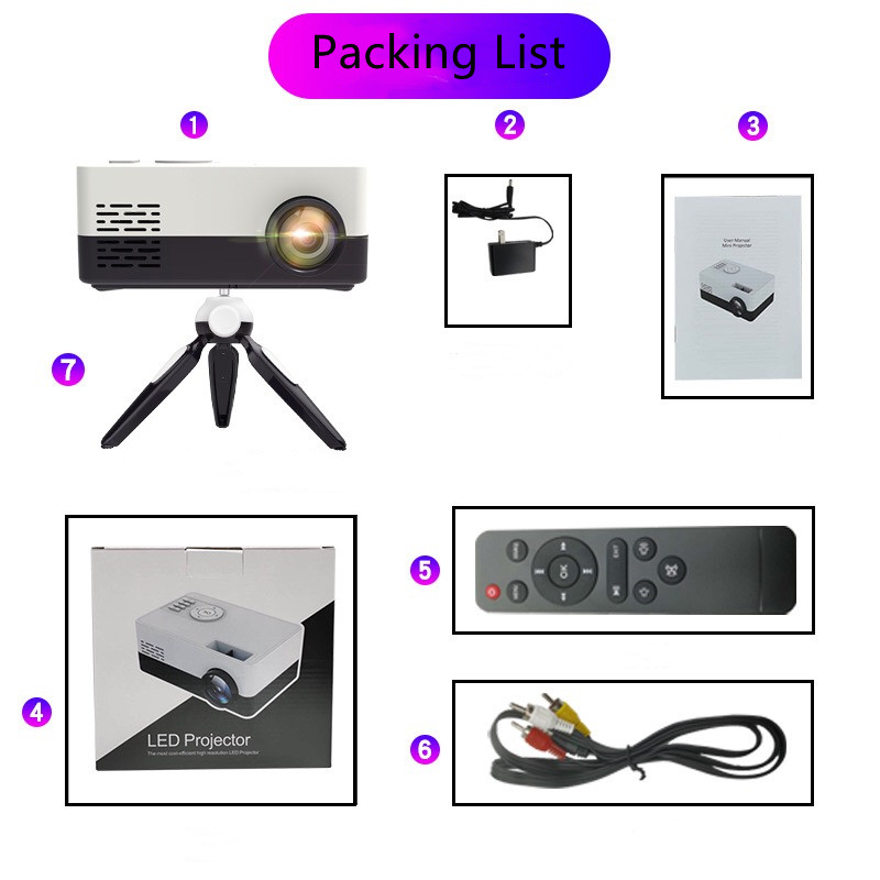 J15 1080p led lamp mini office HDMI projector with tripod led lamp wireless audio home theatre business conference projection machine outdoor movie projector