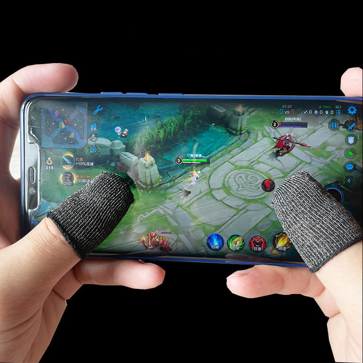 Sensitive PUBG Gaming Finger Sleeve Game Controller Gloves Breathable Anti-Sweat Mobile Touch Screen Fingertips Finger Cover