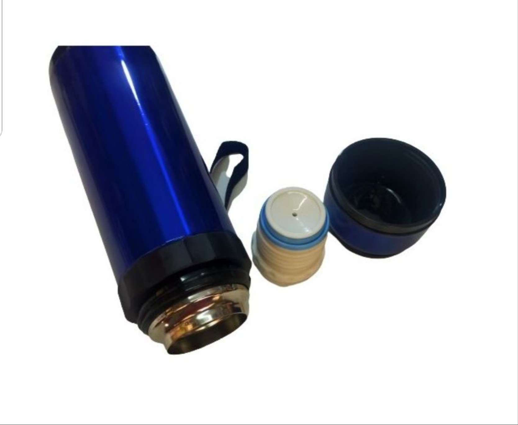 Portable Metallic Thermos  Sports Outdoor Vacuum Flask Travel Cup Water Bottle