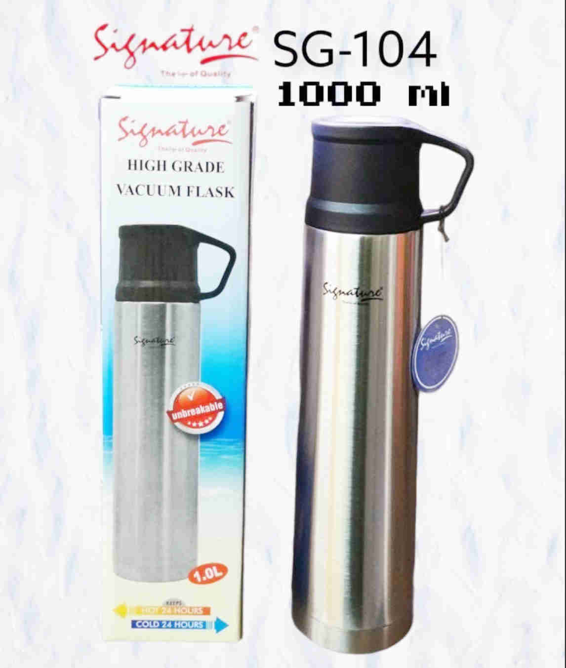 Portable Metallic Thermos  Sports Outdoor Vacuum Flask Travel Cup Water Bottle