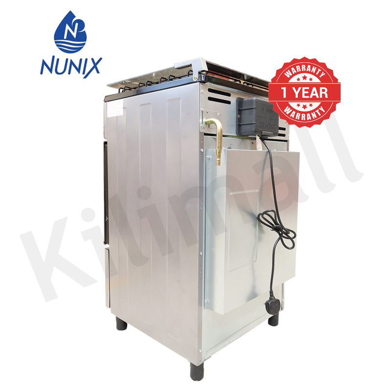 Nunix KZ-560-GO Free Standing 4 Gas Burners Oven Cooker Gas Cooker