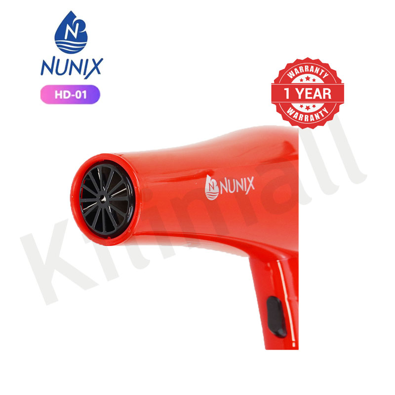 Nunix  2200W  Hair  Dryer  HD01  Professional Blowers Blow Dryer Low Noise Hot And Cold Wind Styling Tools