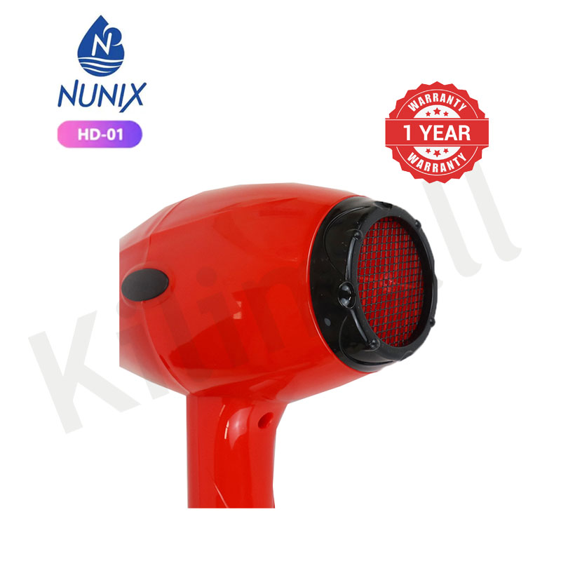 Nunix  2200W  Hair  Dryer  HD01  Professional Blowers Blow Dryer Low Noise Hot And Cold Wind Styling Tools
