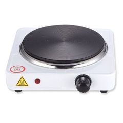 nunix Single Electric Hotplate Cooker/Burner White
