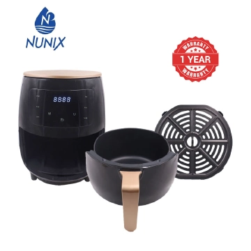 Nunix 5L Electric Air Fryer AF-5 Deep Fryer air fryer black