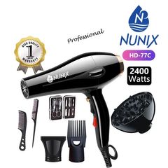 Nunix 2400W  HD77C Hair Dryers Dry Machine  hair black hair fashion Black normal