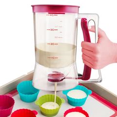 Nunix Batter Dispenser - Easily pour pancakes, waffles, or crepes with this batter dispenser as picture normal