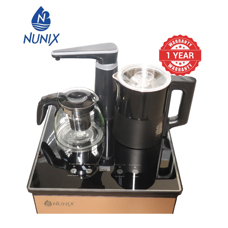 Nunix A1N Hot & Normal Free Standing Water Dispenser Bottom Load  With 2 Kettles  Bottom water dispensers household