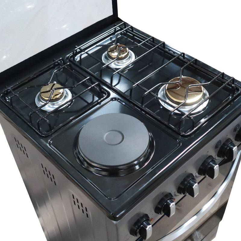 (Special Offer)Nunix  KZ-560-3G1E   Free Standing 3 Gas  Cooker+1 Hotplate With  Electric Oven Cooker