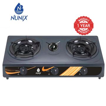 Nunix Gas Cooker Burner Gas Stove Black