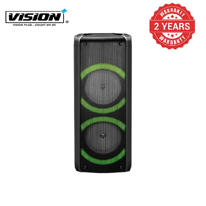 Vision plus Beatbox Vision Plus Vibe Series Speaker Quality bluetooth TF card USB support with Microphone portable speaker 2 years warranty LCD display quality audio control party speaker