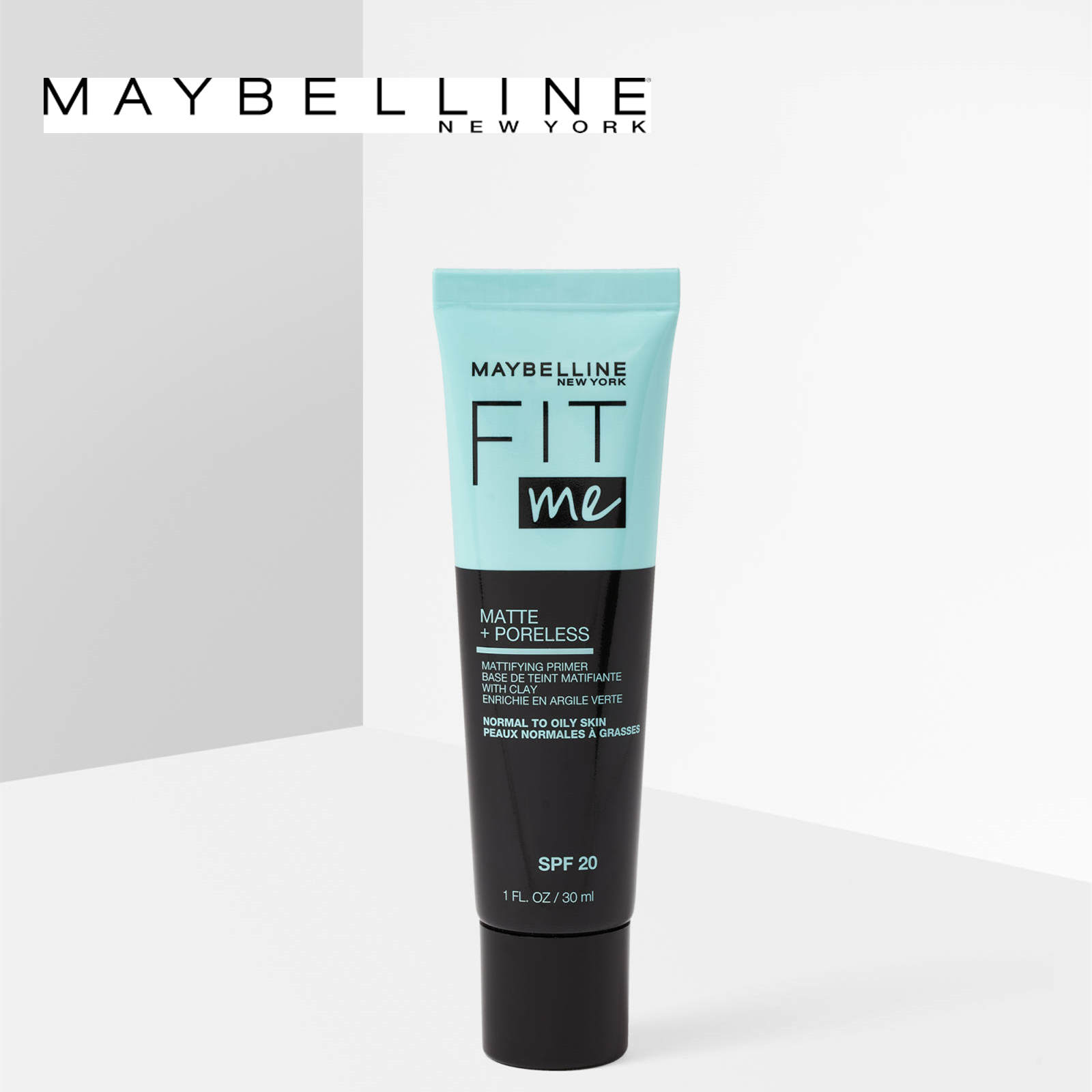 【Discounted】Maybelline Fit Me Matte + Poreless Mattifying Face Primer 30ml Matte + Poreless