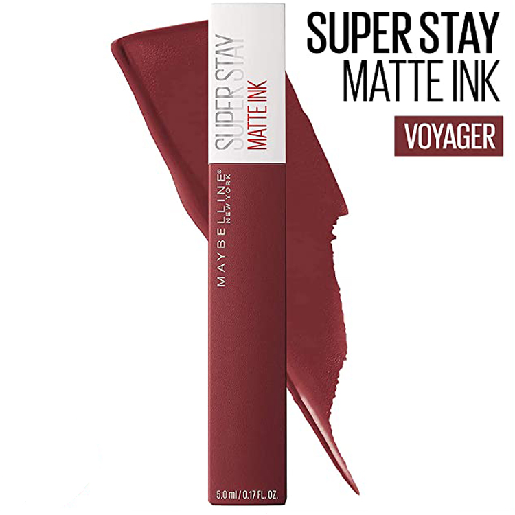 【Discounted 】Maybelline New York Superstay Matte Ink Liquid Lipstick  50 Voyager Lip Makeup 50 Voyager