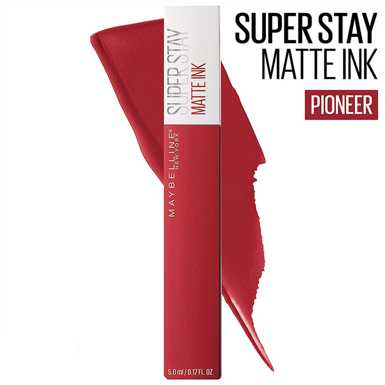 【Discounted】Maybelline New York Superstay Matte Ink Liquid Lipstick  20 Pioneer Lip Makeup 20 Pioneer