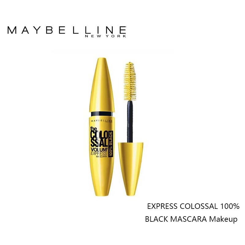 【Discounted】Maybelline Volume Express Colossal 100% Black Mascara as picture