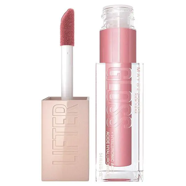 【Christmas Deal Only】Maybelline Lifter Gloss Hydrating Lip Gloss With Hyaluronic Acid, Silk