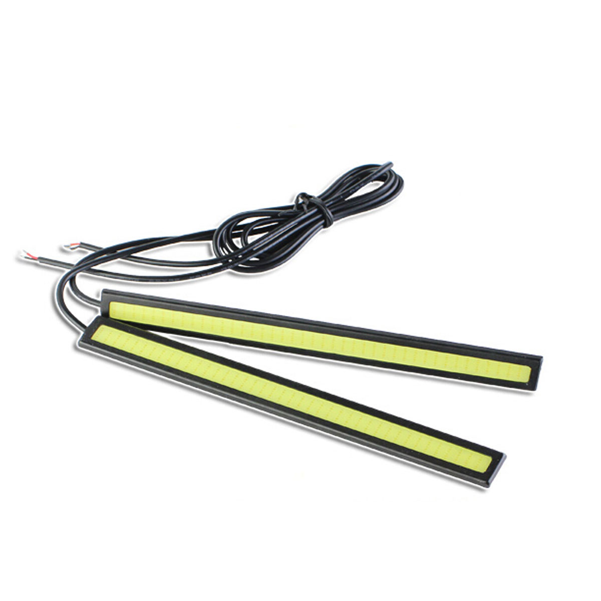 2pcs Bright White Car COB LED Light DRL Fog Driving Lamp Waterproof DC 12V