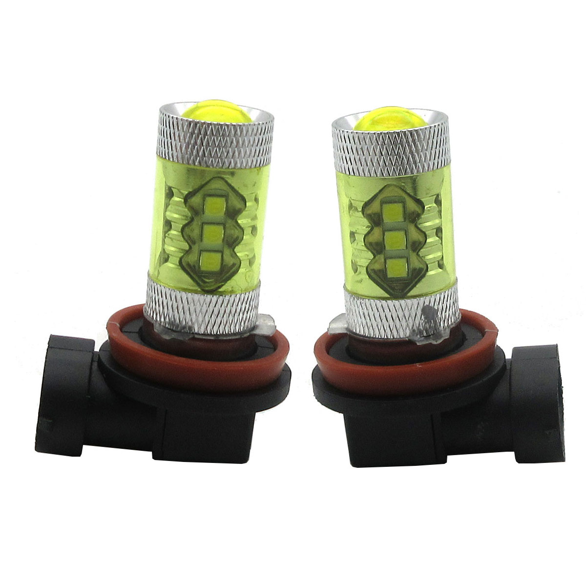 2X H11  80W White Led  Car Fog Light/Headlight Bulb/ DRL Driving Light