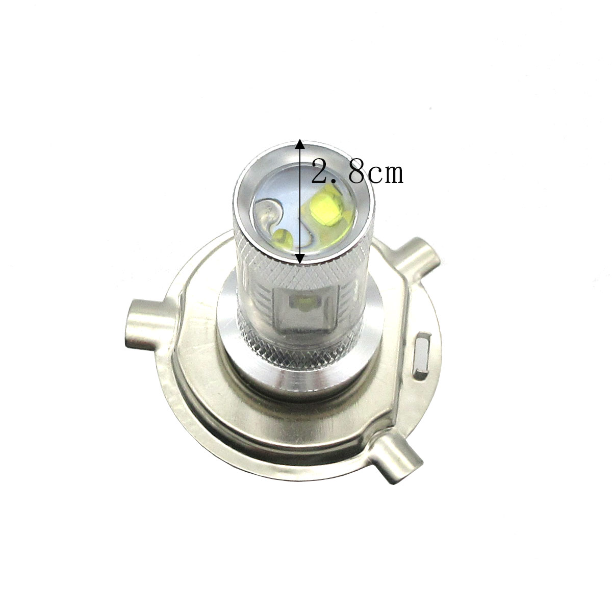 2X 30W White H4 LED Fog Light Bulb High Low Beam Headlight