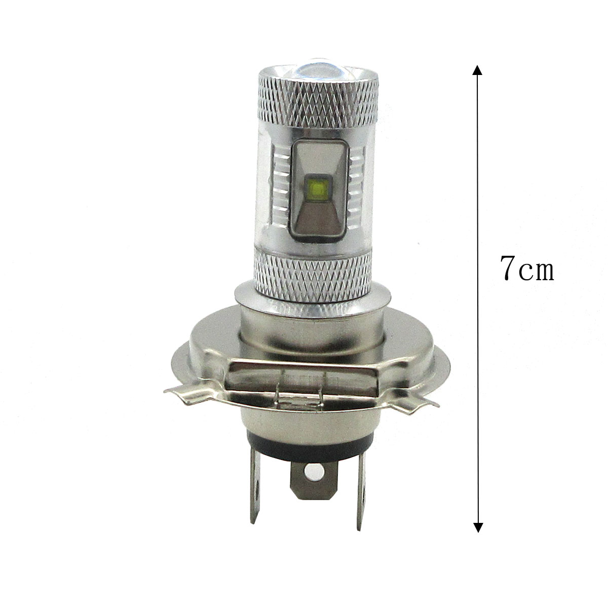 2X 30W White H4 LED Fog Light Bulb High Low Beam Headlight