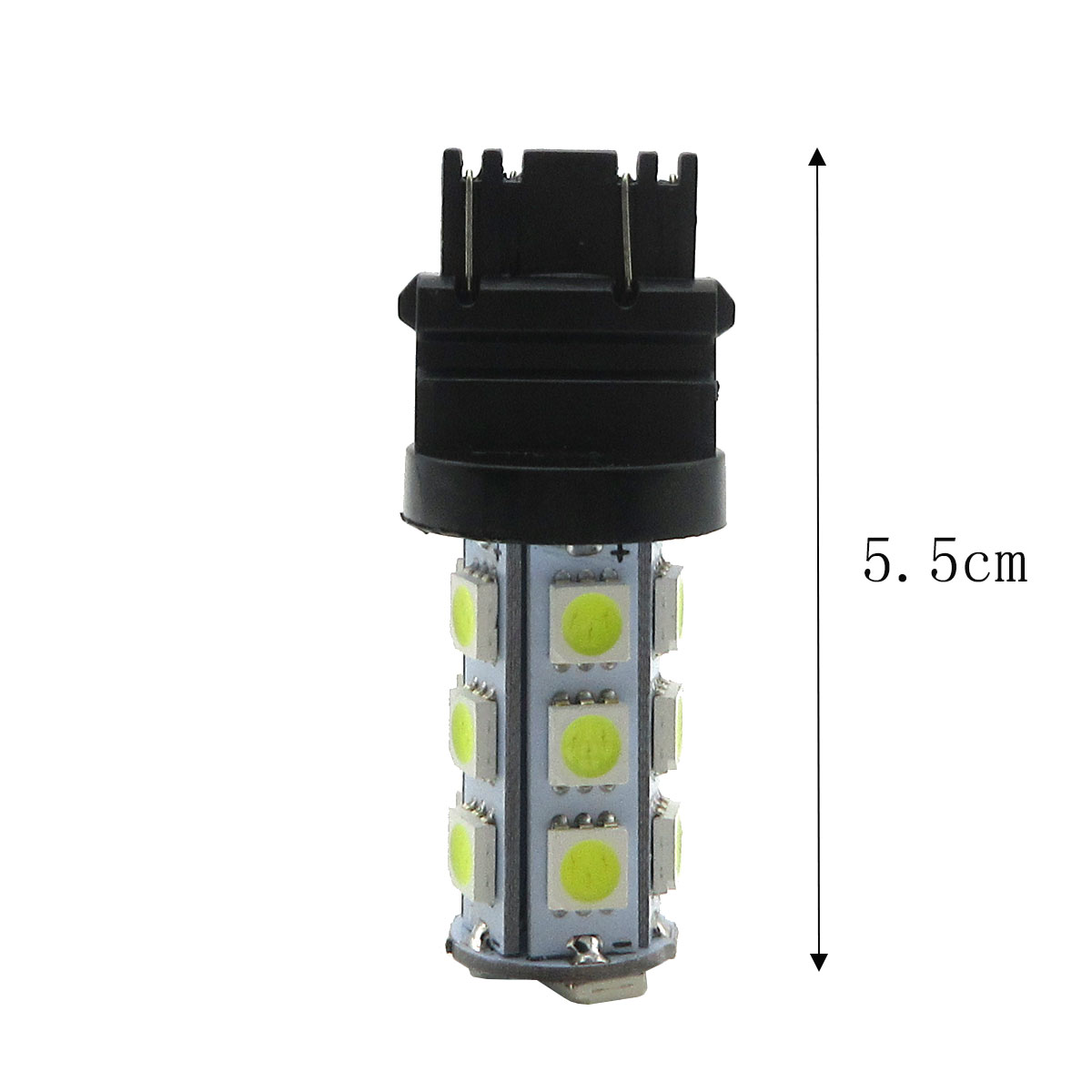 2X T25 5050 18smd White Car Light Lamp Bulb Car Stoplight Auto brake Light