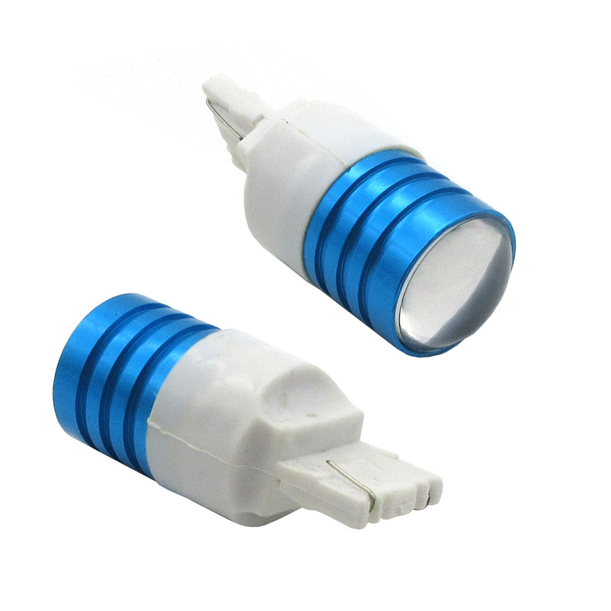 2X T20 5W White High Power LED Light Bulbs Car Brake Light Stoplight