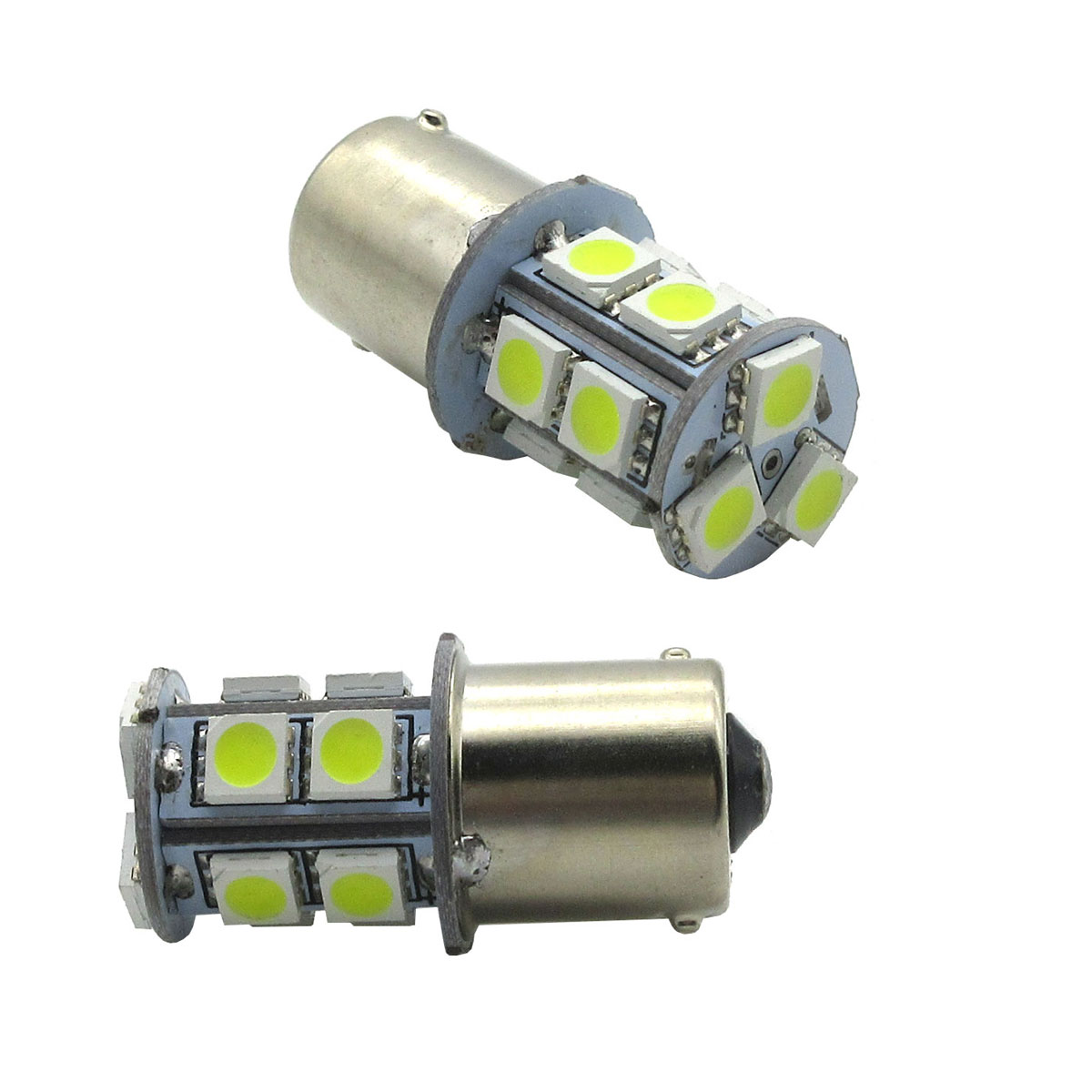 2X S25 5050 13SMD 1156 BA15S White High Power LED Light Bulbs Car Brake Light Stoplight