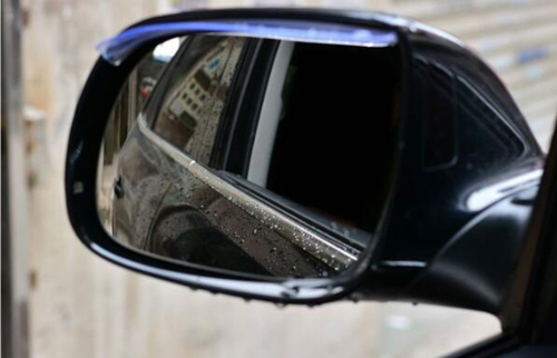 Car Rearview Mirror Rain Shade Flexible Car Back Mirror Eyebrow Rain Cover Rainproof Blade Universal