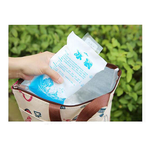 10pcs/lot 400ML Neoprene Ice Bag Reusable Cooler bag for Food Storage Picnic Fridge Cold Box