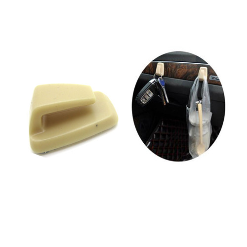 Mini PVC Auto Car Convenient Hook Decals Car Hanger Sticker for Garbage Bag Key Interior Accessories