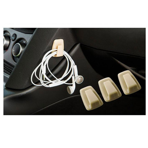 Mini PVC Auto Car Convenient Hook Decals Car Hanger Sticker for Garbage Bag Key Interior Accessories