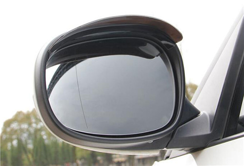 2pcs Universal Rain Shield Flexible Peucine Car Rear Mirror Guard Rearview Mirror Rain Shade